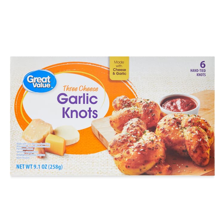 Great Value Three Cheese Garlic Knots