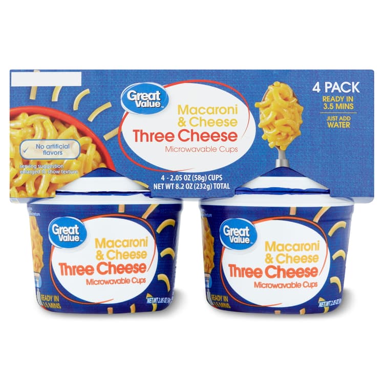 Great Value Three Cheese Macaroni & Cheese