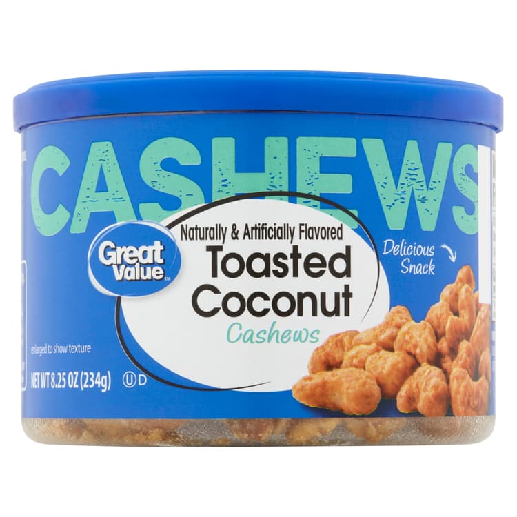 Great Value Toasted Coconut Cashews
