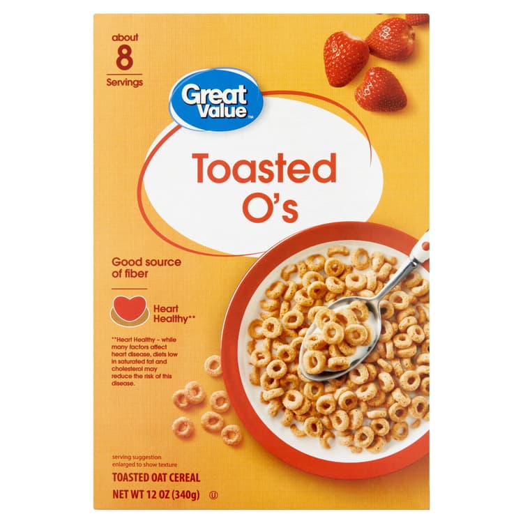 Great Value Toasted O'S Cereal