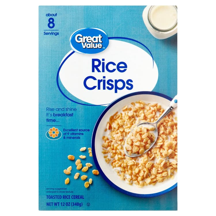 Great Value Rice Crispers Rice Cereal