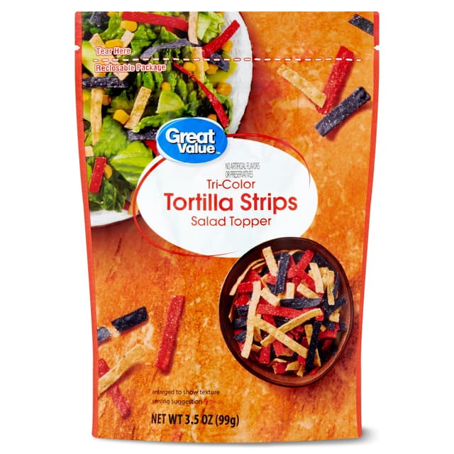 Is it Citric Acid Free? Great Value Tri-color Tortilla Strips Salad Topper