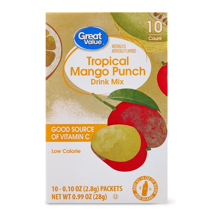Great Value Tropical Mango Punch Drink Mix