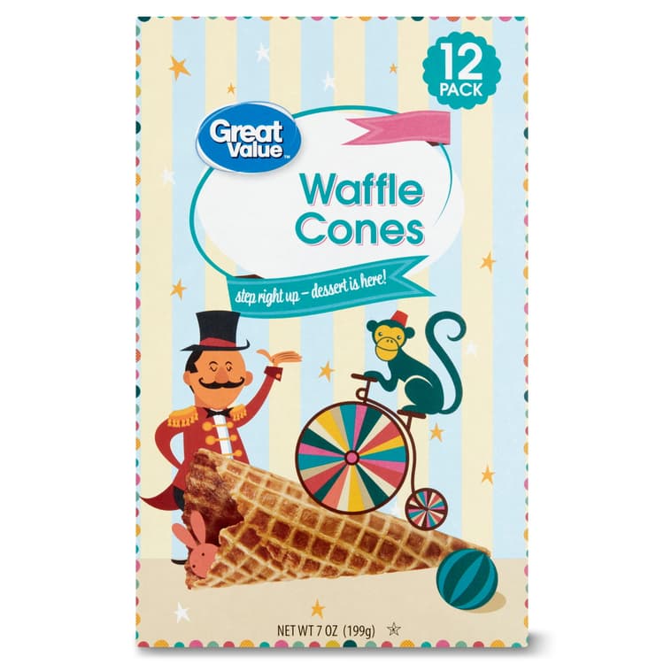 Great Value Waffles Cones