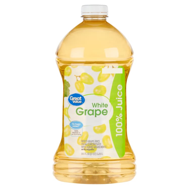 Great Value White Grape 100% Juice