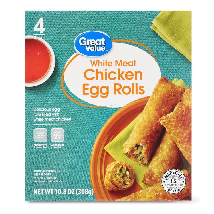 Great Value White Meat Chicken Egg Rolls