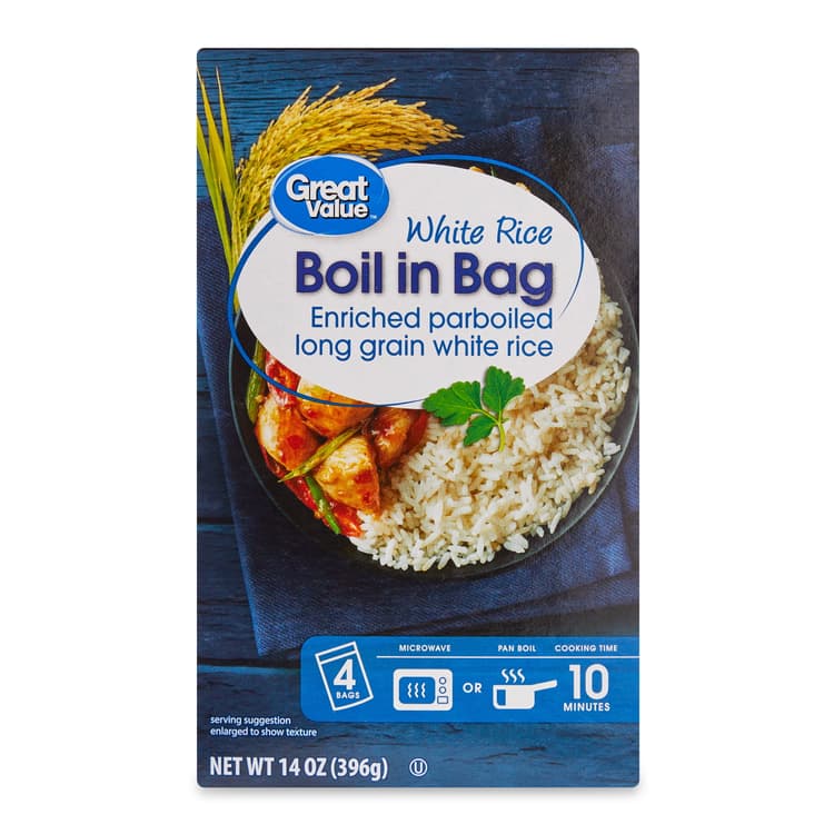 Great Value White Rice, Boil-In