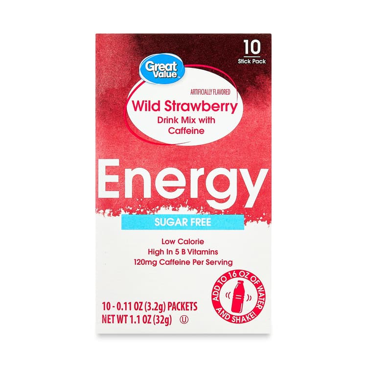 Great Value Wild Strawberry Drink Mix