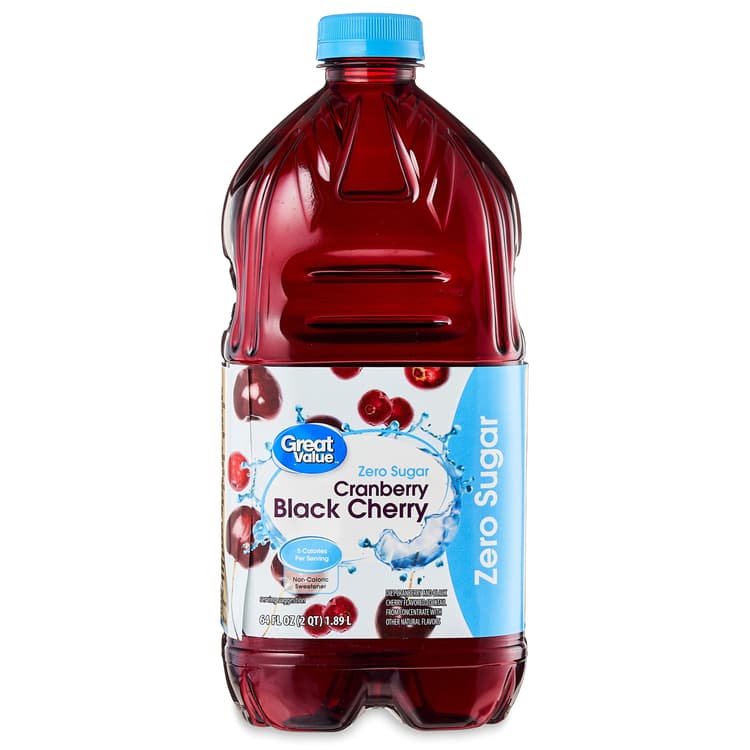 Great Value Zero Sugar Cranberry Black Cherry Cocktail