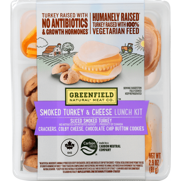 Greenfield Smoked Turkey & Cheese Lunch Kit