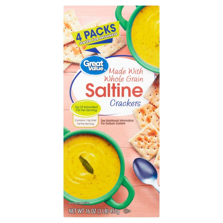 Great Value Whole Grain Saltine Crackers