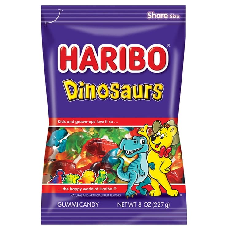 Haribo Dinosaurs Fruity Gummy Candy
