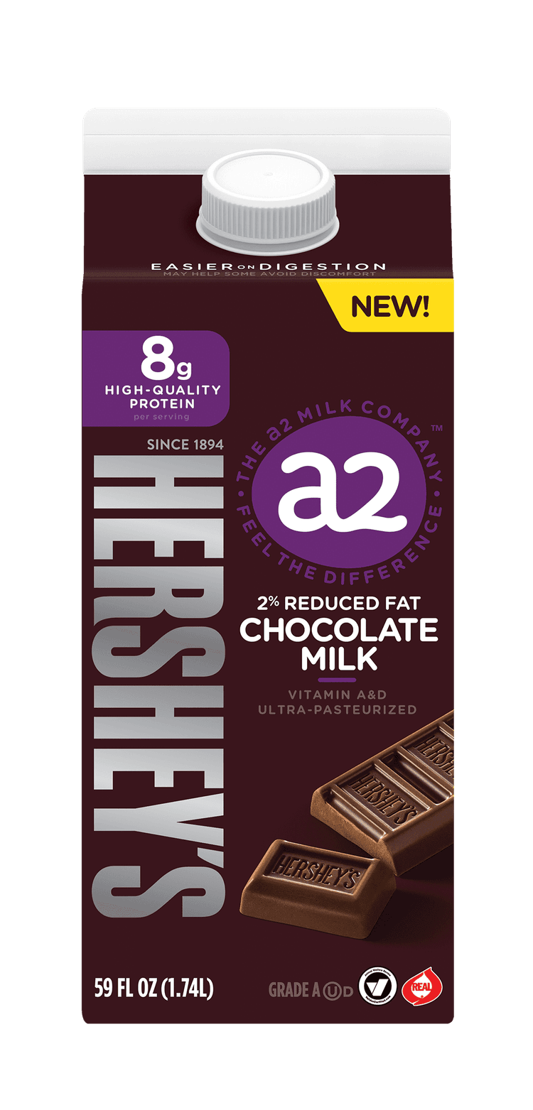 Hershey'S A2 Milk Chocolate 2% Reduced Fat Milk, Oz Carton
