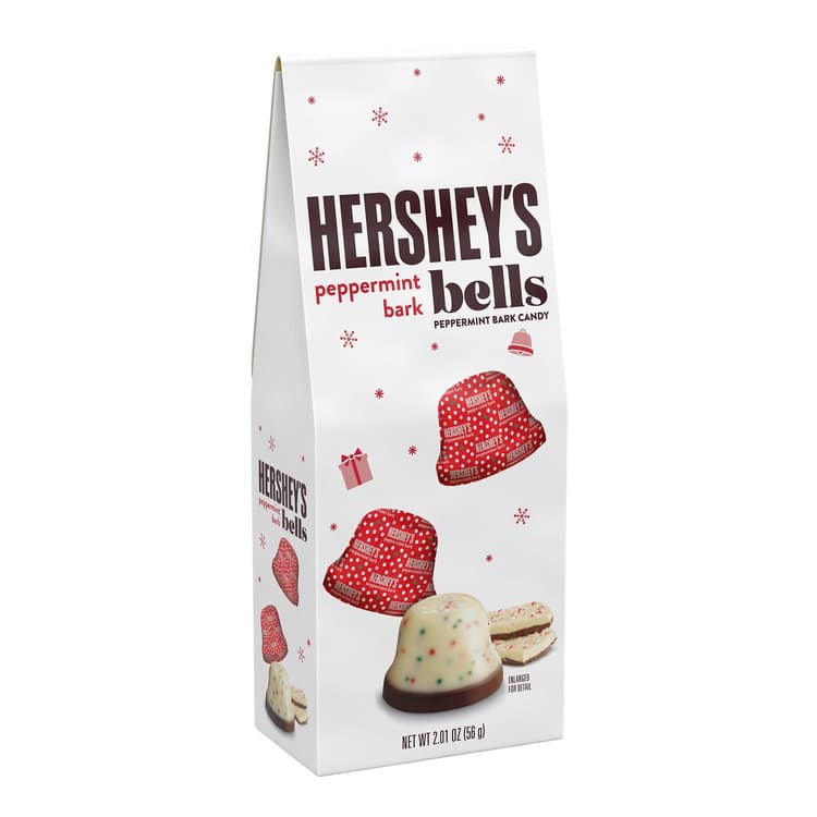 Hershey'S, Peppermint Bark Bells Candy, Christmas