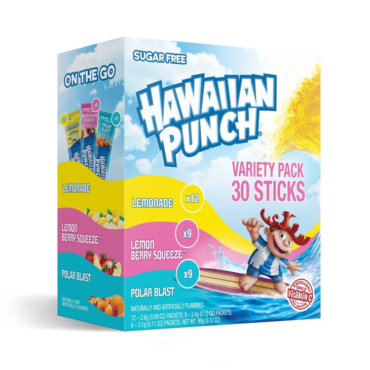 Hawaiian Punch Drink Mix - Lemonade, Lemon Berry Squeeze And Polar Blast Flavors