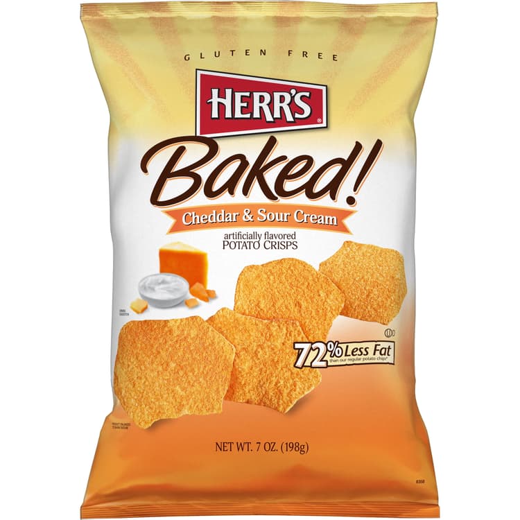 Herr'S Cheddar & Sour Cream Baked Crisps