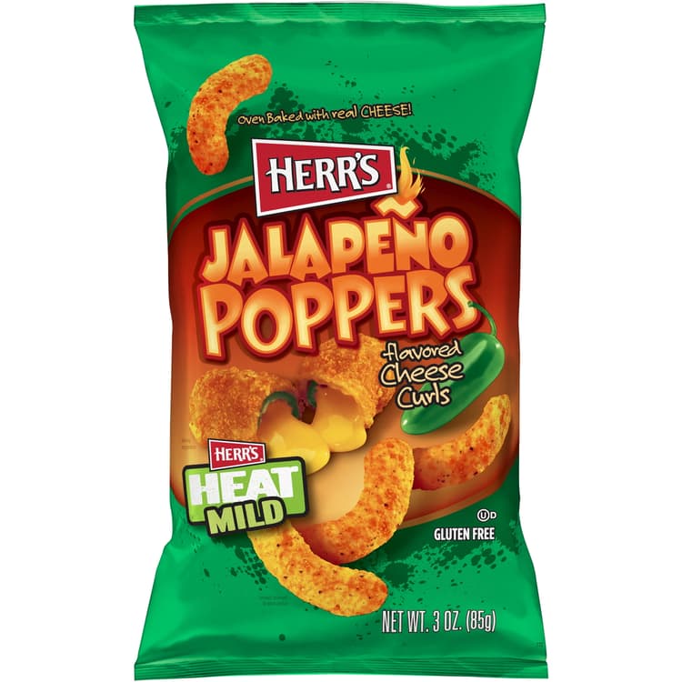 Herrs Jalapeno Poppers Cheese Snacks