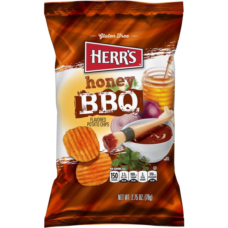 Herrs Barbecue Honey Potato Chips