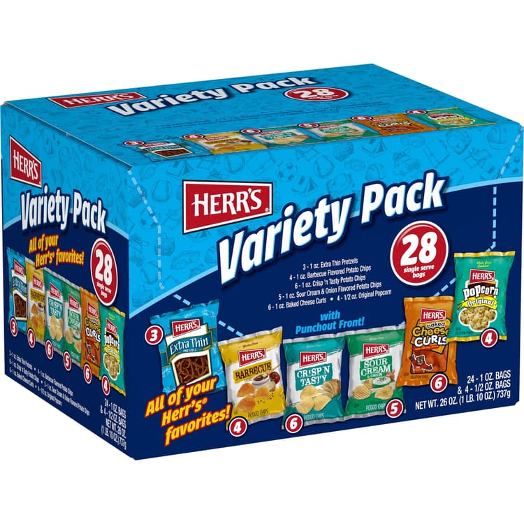 Herr Variety Pack Chips