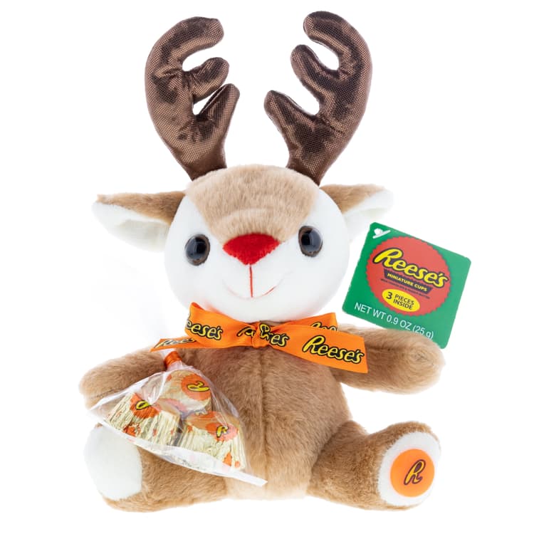 Hershey Reese'S Reindeer Plush With Chocolate