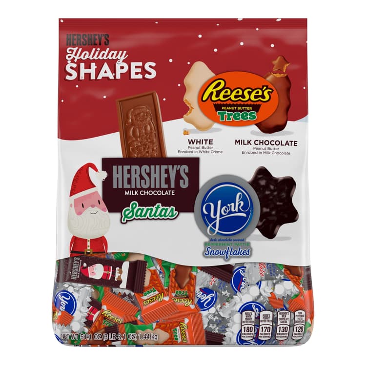 Hershey'S Holiday Shapes Assorted Candy Bag