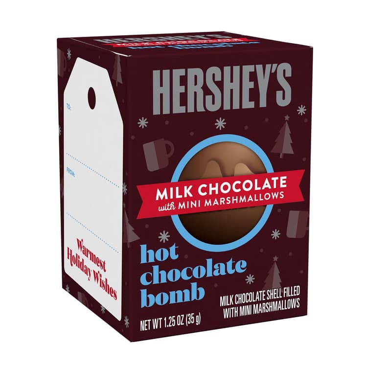Hershey'S Milk Chocolate Mini Marshmallows Hot Chocolate Bomb Holiday Candy Gift