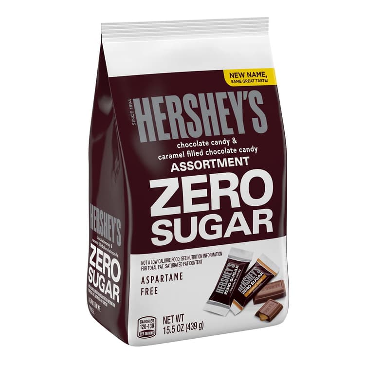 Hershey'S Zero Sugar Assortment Chocolate Candy & Caramel Filled Chocolate Candy