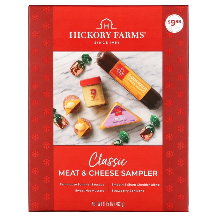 Hickory Farms Holiday Meat & Cheese Sampler Gift