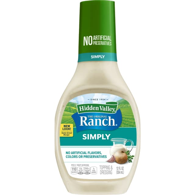 Is it Mustard Free? Hidden Valley Simply Ranch Classic Ranch Salad Dressing & Topping