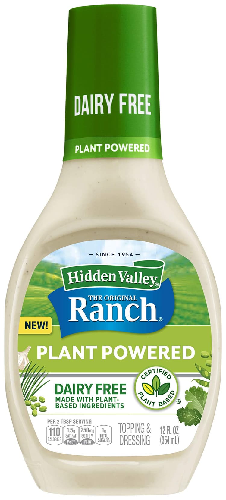 Hidden Valley Vegan Original Ranch Plant Powered Ranch Salad Dressing And Topping