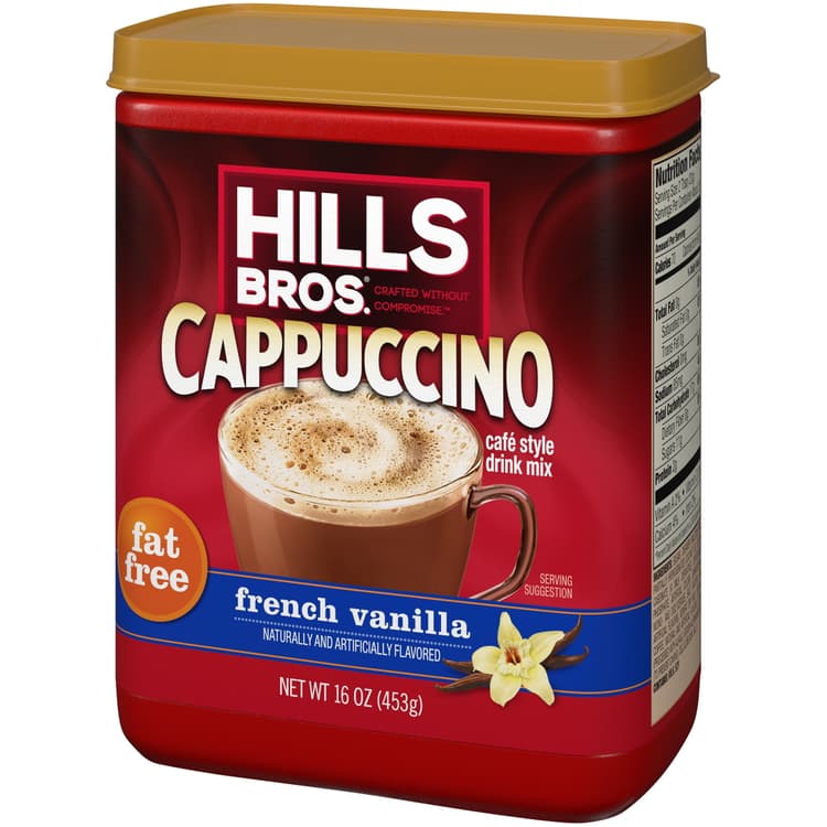 Hills Bros. Drink Mix, Fat Free, French Vanilla