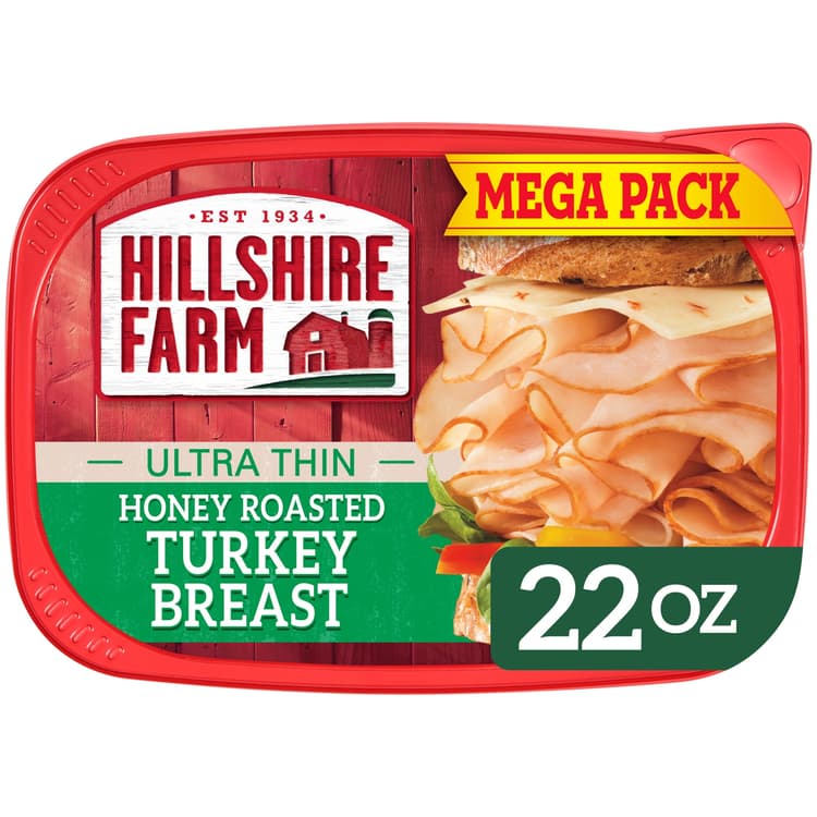 Hillshire Farm Ultra Thin Sliced Honey Roasted Turkey Breast Deli Lunch Meat