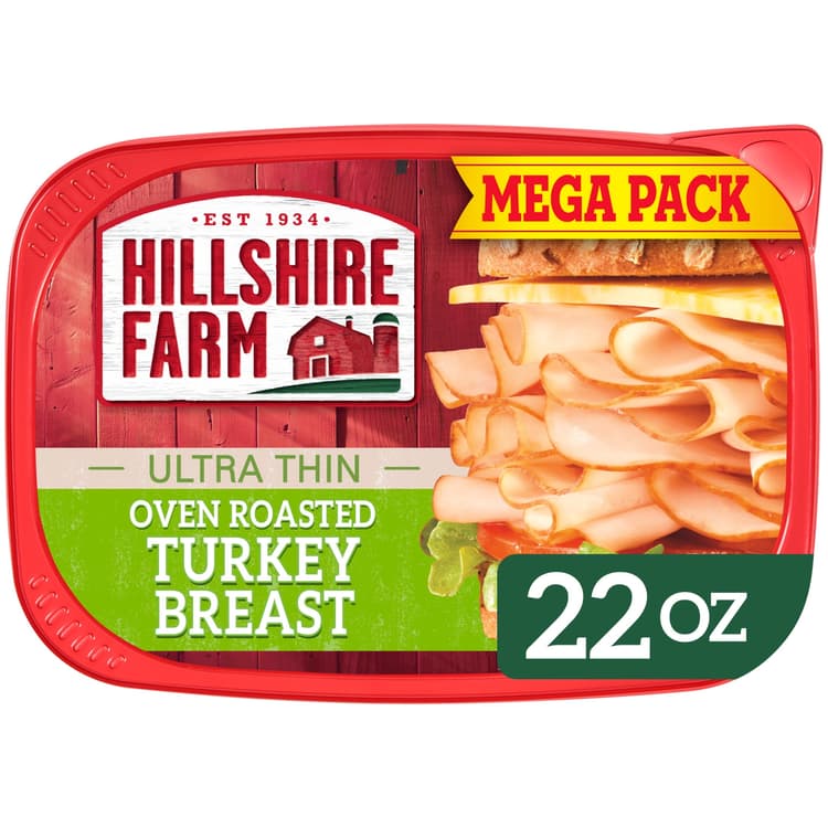 Hillshire Farm Ultra Thin Sliced Oven Roasted Turkey Breast Deli Lunch Meat