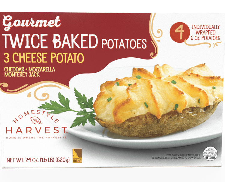 Home Style Harvest Gourmet Twice Baked Potatoes
