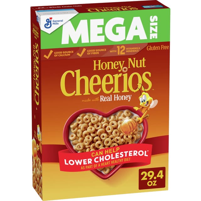 Is it Vegetarian? Honey Nut Cheerios Heart Healthy Cereal