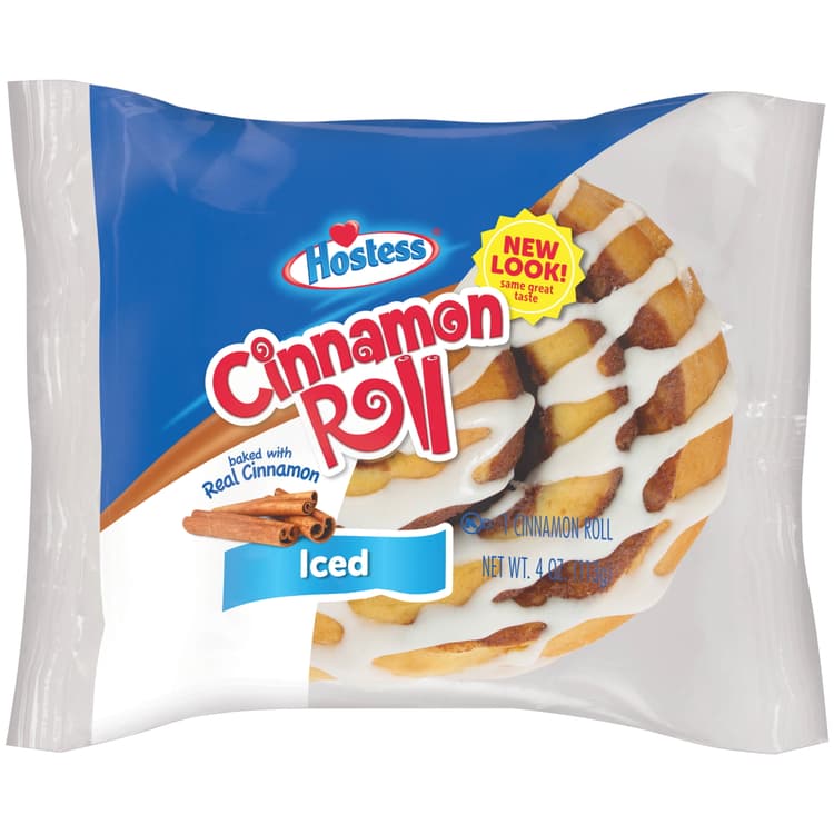 Hostess Iced Cinnamon Roll Single Serve