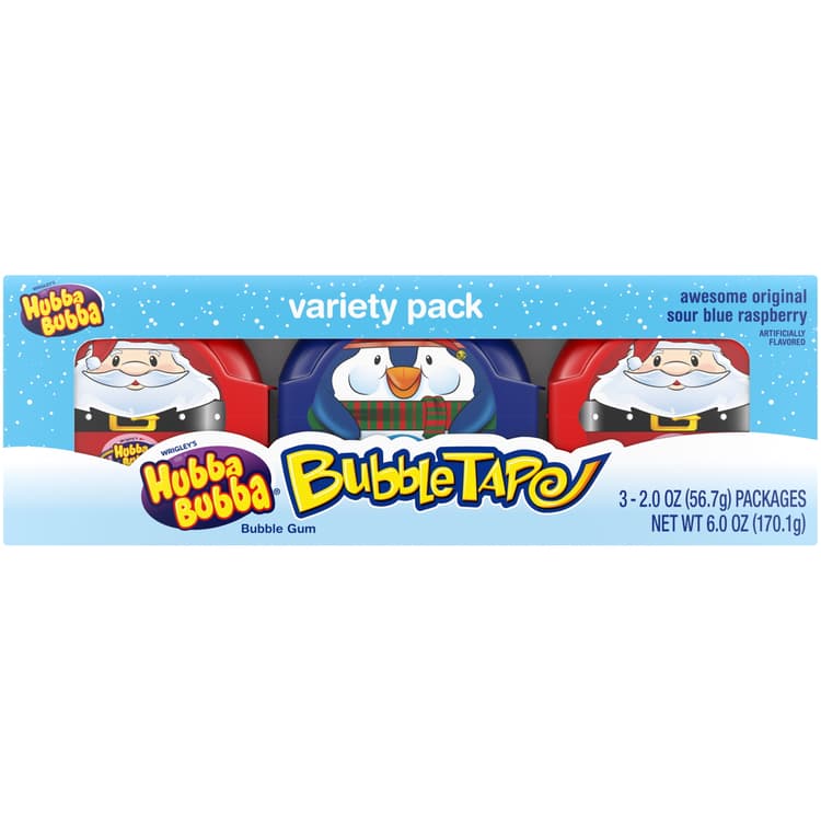 Hubba Bubba Seasonal Variety Pack Bubble Tape Gum Gift