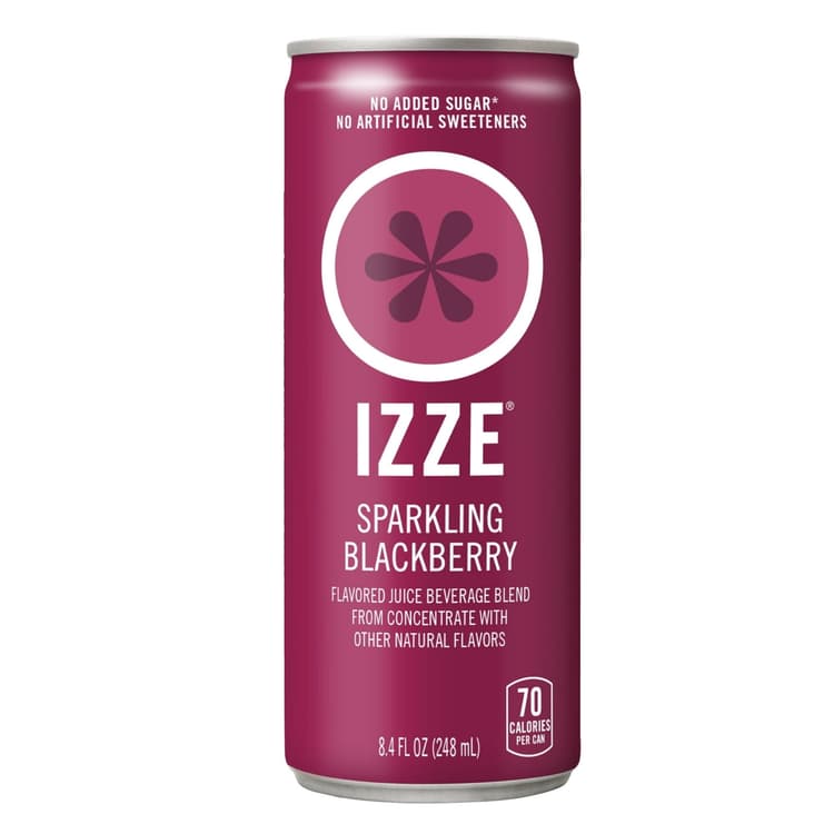 Izze Juice Beverage Sparkling Blackberry