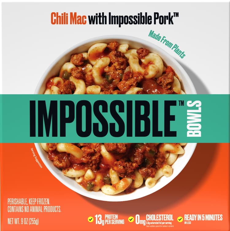Impossible Bowls, Chili Mac With Impossible Pork, ( Meal