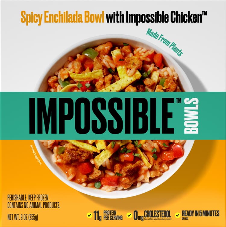 Impossible Bowls, Spicy Enchilada Bowl With Impossible Chicken, ( Meal