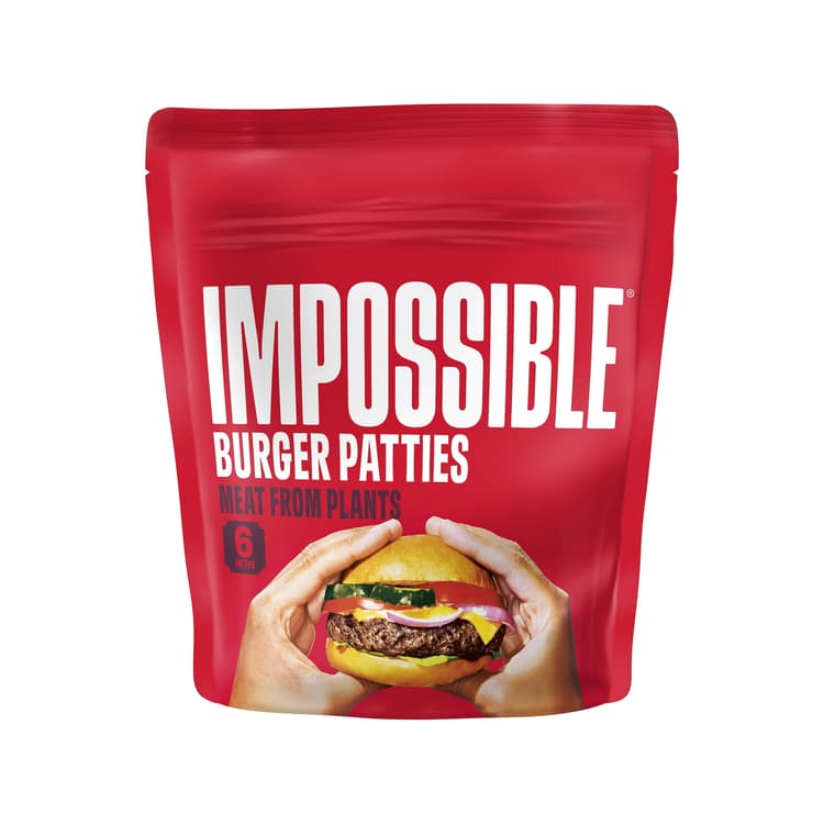 Impossible Foods Plant Based Burger Patties
