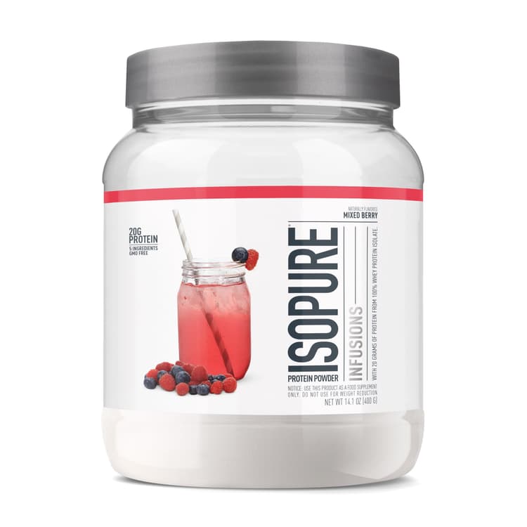Isopure, Infusions 100% Whey Protein Isolate, Mixed Berry