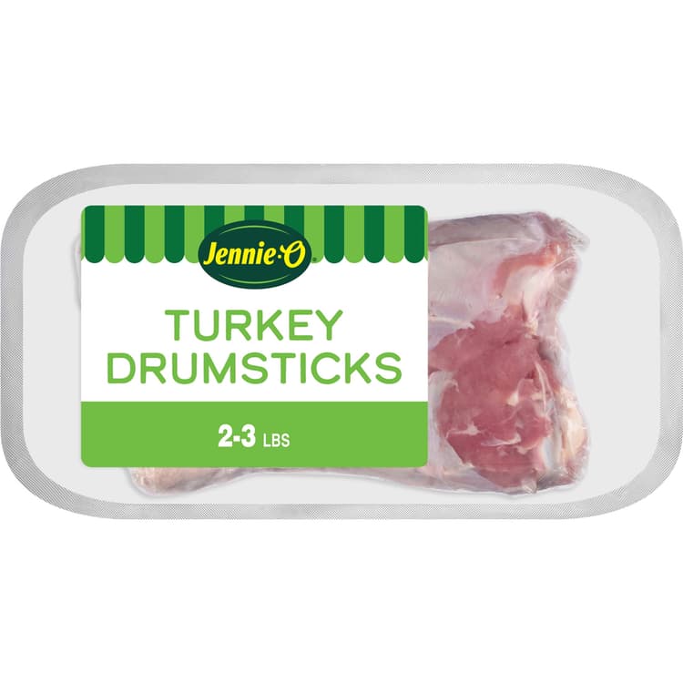 Jennie-O Raw Turkey Drumsticks, Protein Per Serving, , B Plastic Tray