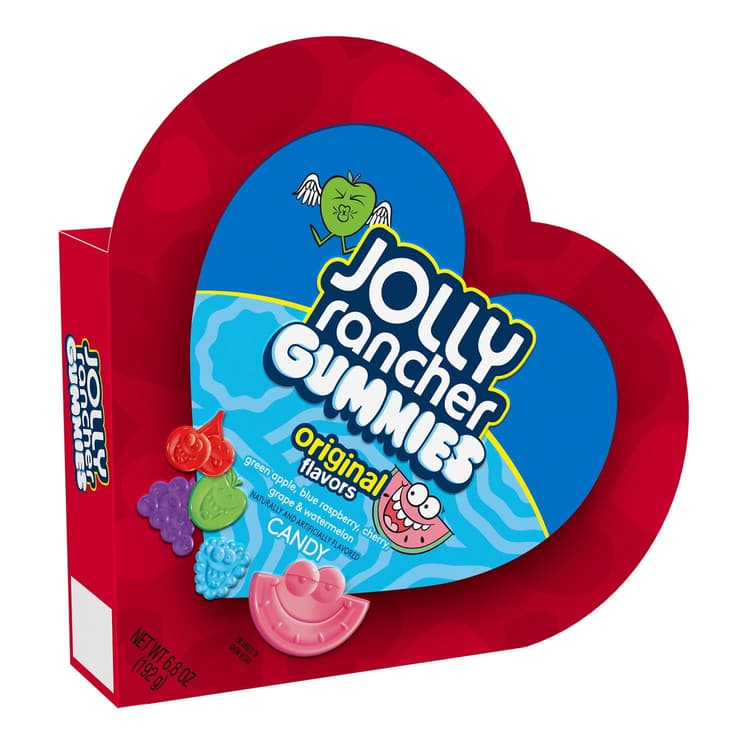 Jolly Rancher, Assorted Fruit Flavored Gummies Candy, Valentine'S Day Gift, Heart