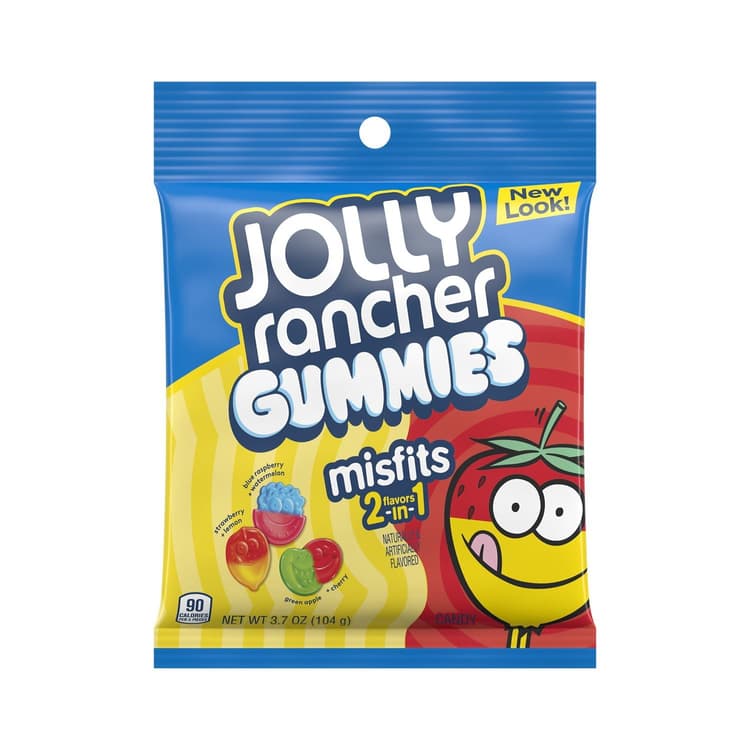 Jolly Rancher Misfits 2-Flavors-In-1 Gummies