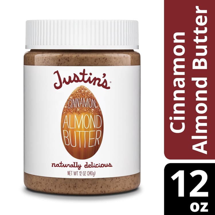 Justin'S Gluten-Free Cinnamon Almond Butter, Regular Plastic Jar