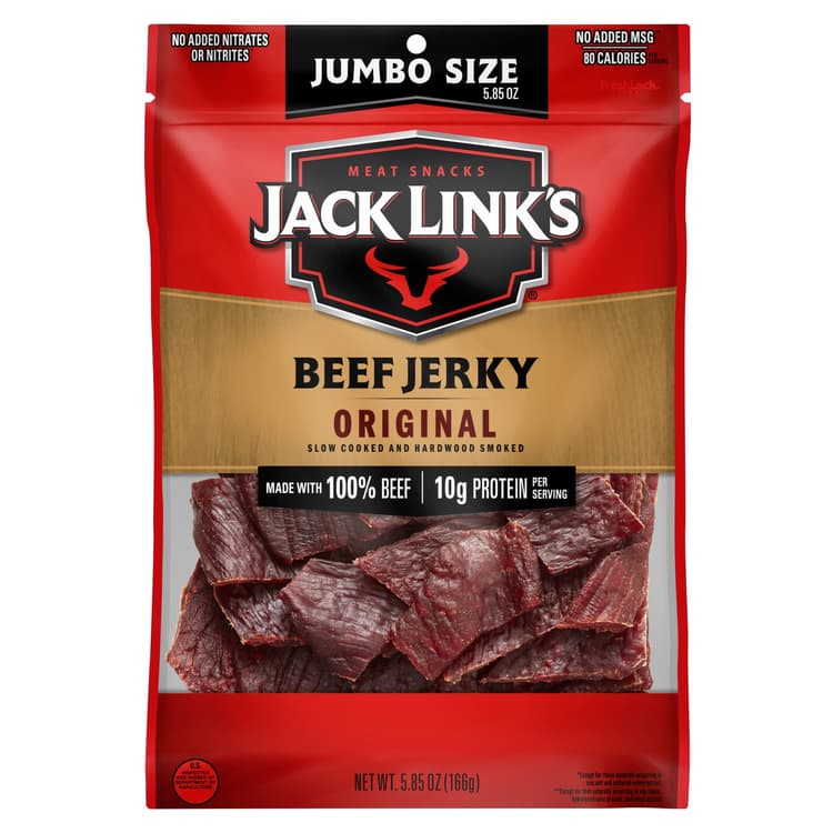 Jack Link'S 100% Beef Original Jerky Resealable Bag