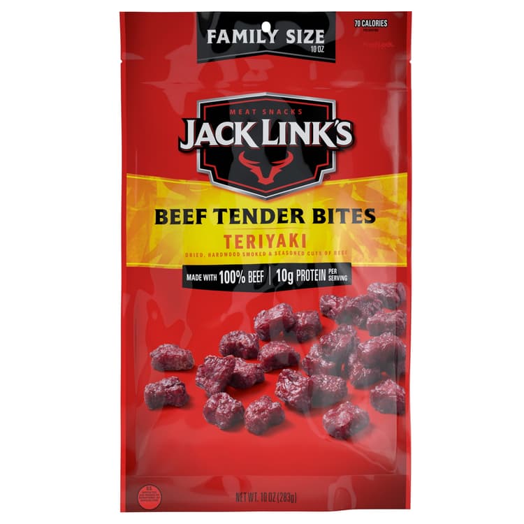 Jack Link'S 100% Beef Teriyaki Tender Bites Resealable Bag