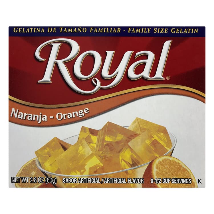 Royal Family Size Orange Gelatin Family Size