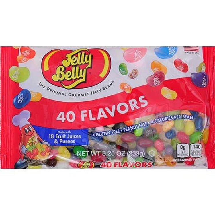 Jelly Belly Jelly Beans Candy, 40 Assorted Flavors